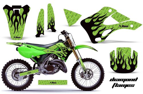 Kawasaki kx 125/250 graphic kit amr racing decal sticker part kx125/250 99-02 df