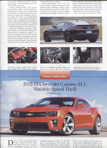 2012-2013 chevrolet camaro zl1 3 page color article