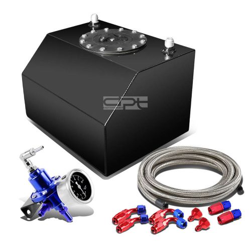 4 gallon lightweight coated reserved fuel tank+cap+line kit+pressure regulator