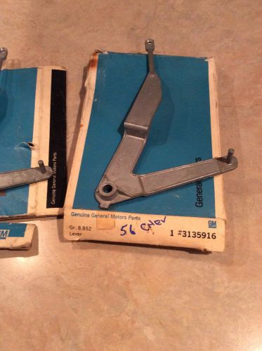 Nos gm 55-56 chev heater control levers 3935916