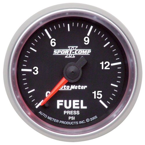 Autometer 3661 sport-comp ii electric fuel pressure gauge