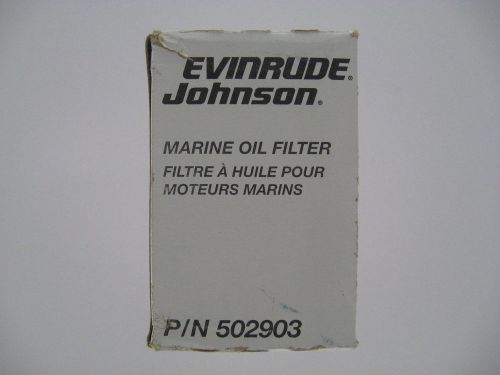 Evinrude johnson marine oil filter 502903 0765576 18-7879 0502903 9-57803