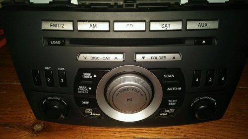 11 2011 mazda 3 am fm 6 disc cd player mp3 radio oem