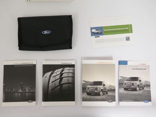 2014 ford e-series owners manual book