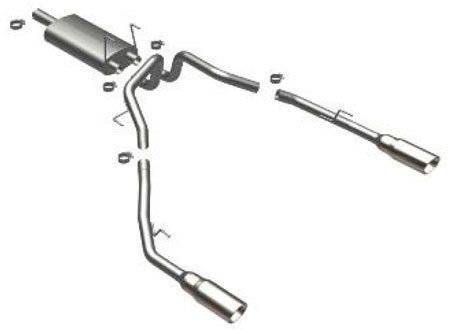 Magnaflow cat back dual exhaust for 09-15 dodge ram 1500 stainless steel 16869