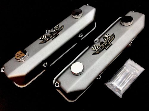 Premium cnc machined ford fe 427 competition race valve covers with 427 emblem