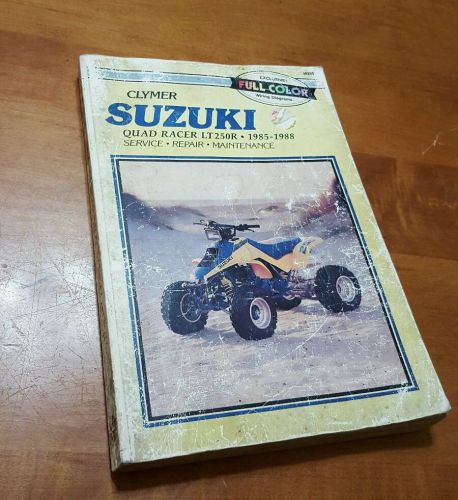 Used suzuki 1985-1988 lt250r quad racer clymer service repair maintenance manual