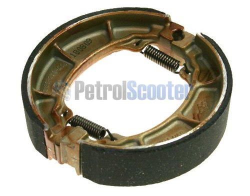 Rear brake shoes compatible with apache rlx 100cc 2 stroke atv quad aeon cobra