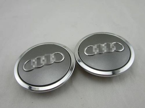 4 pcs oem 77mm audi wheel center caps 4l0601170 for 2007-2014 18&#034; 20&#034; 21&#034;