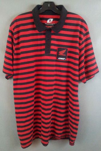 Honda one polo xxl shirt men red s/s industries bike racing gof dirt 1 2xl