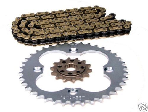 Honda trx 450r trx450r 2004-2005 gold o-ring chain/sprocket