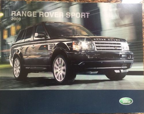 2008 range rover sport brochure