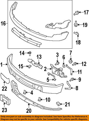 Ford oem 9l3z17626b valance-valance panel