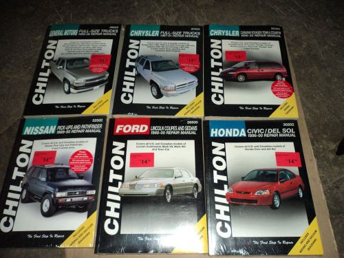 36 new chilton car &amp; truck manuals + bonus ford chevy pontiac toyota jeep etc.