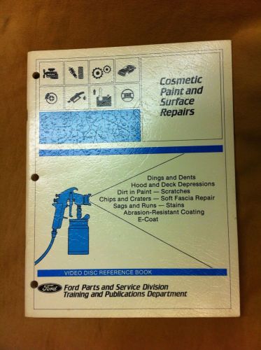 1983 ford cosmetic paint and surface repairs, complete, original manual