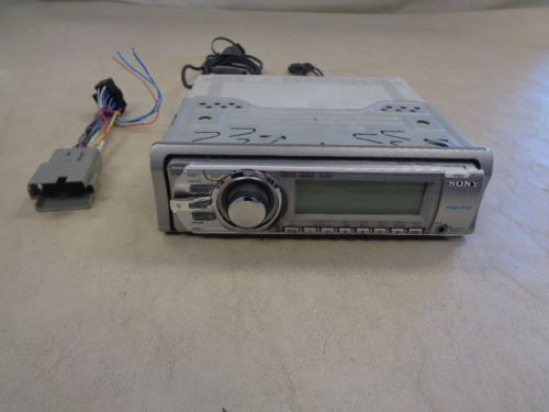 Sony cdx-m60ui fm / am compact disc player 8 5/8&#034; x 3 1/4&#034; marine boat