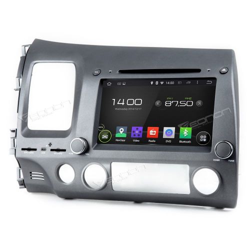Quad core 7&#034; android car dvd player gps radio stereo wifi sd l for honda civic
