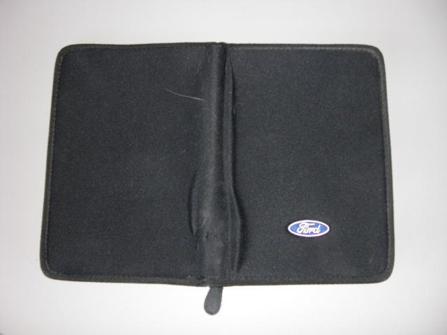  ford owner's manual zippered case with embroidered ford logo