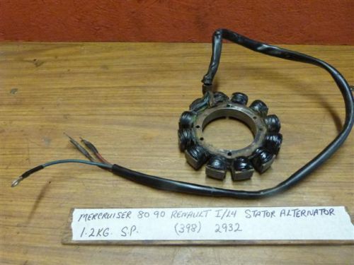 Mercruiser 80 90 renault i/l4 1966-1972 stator alternator 2932, 398 2932