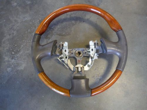 1999-2000 lexus rx300 steering wheel wood grain oem