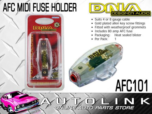 Dna afc fuse holder 80a midi fuse included -  suits 4 or 8 gauge cable afc101
