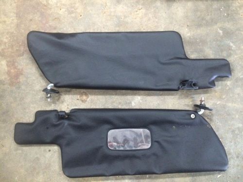 Porsche 944 sun visors black pair