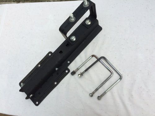 Folding spare tire carrier for rv square bumper