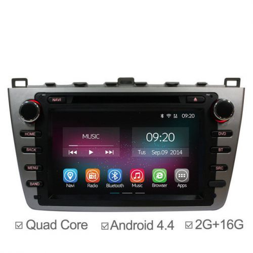 8&#034; car dvd player 4 core for mazda 6 2009-2012 2015 gps radio bluetooth 1024*600