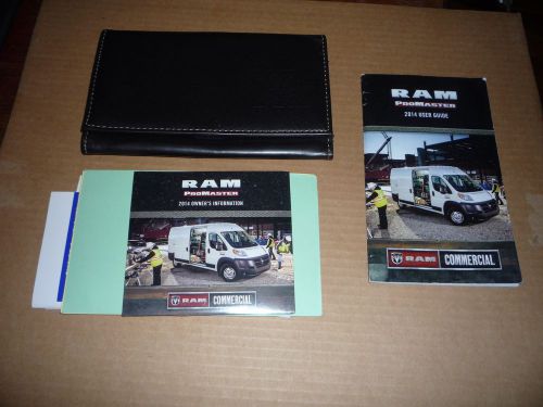 2014 dodge ram promaster owner&#039;s manual set