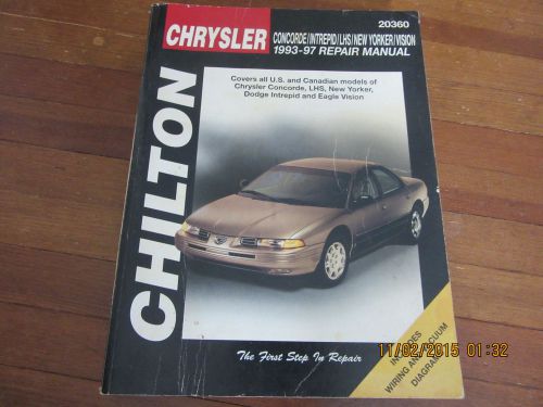 Chilton chi20360 tcc chrysler concorde/intrepid 93-97