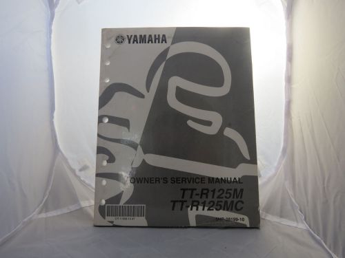 Nos oem yamaha ttr125m ttr125 service repair shop manual factory oem book l-152