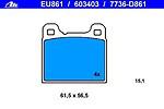 Ate eu861 rear disc pads