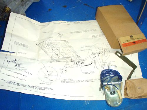 Pontiac nos under hood light lamp package kit 989730 59 60 61 62 63 64 65 66 67