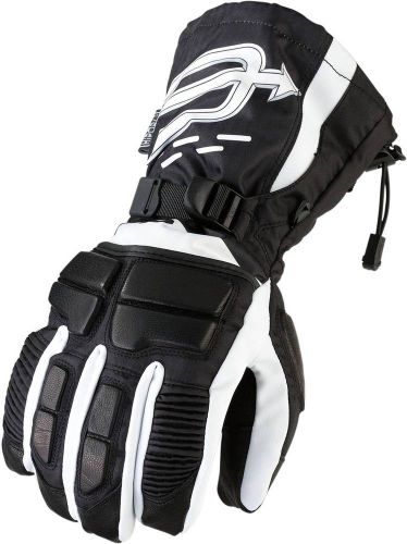 New arctiva-snow comp snowmobile adult insulated gloves, black/white, xl