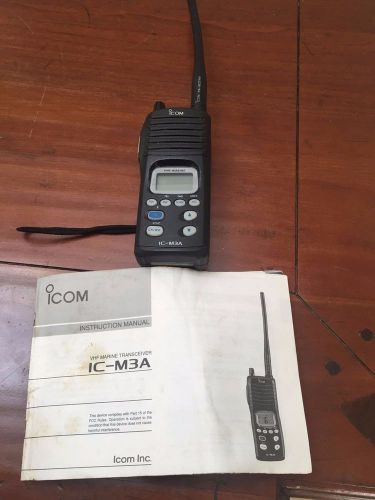 Icom ic-m3a marine vhf radio