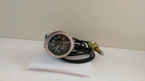 Stewart warner deluxe series mechanical oil temperature gauge 2 1/16&#034; dia