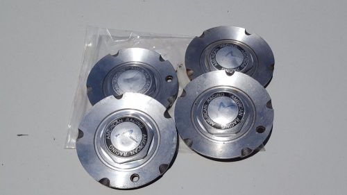 American racing machined center cap part # 10603 aftermarket hubcap set of 4