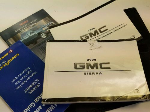 ☆☆☆ 2008  gmc sierra owners manual  sle slt z-71 4x4 ☆☆☆