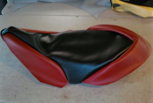 Yamaha raptor 700 red/carbon fiber seat cover 700r