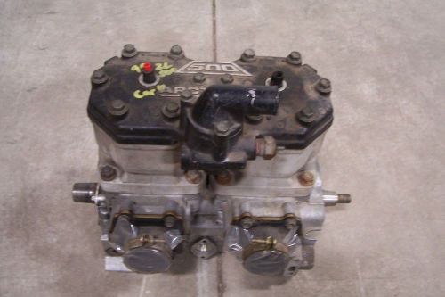 Arctic cat snowmobile 1998 zl 500 carb short block engine 0662-255