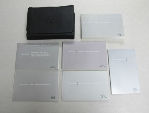 2010 infiniti fx35 / fx50 owner&#039;s manual book set + wallet