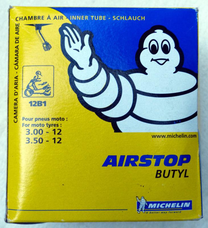 Michelin airstop butyl motorcycle tube 12b1: 3.0-12, 3.5-12  new in box