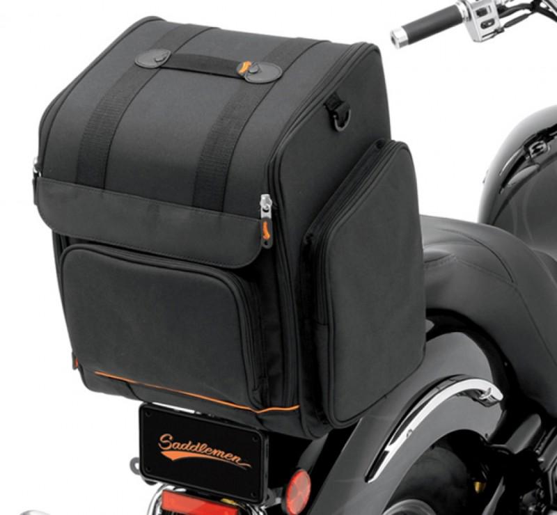 Saddlemen ssr1900 universal sissy bar luggage rack bag - harley metric