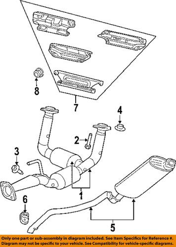 Jeep oem 6503231 exhaust-converter & pipe nut