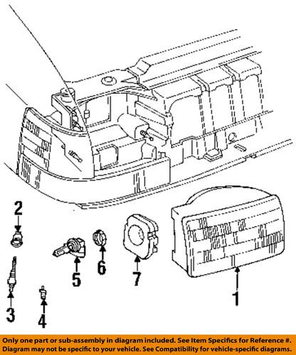 Jeep oem 55055122 headlamp-gear