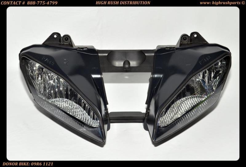 08 09 10 11 12 yamaha yzf-r6 yzf r6 oem headlight headlights head lamp bulb caps