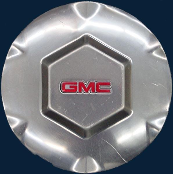 '02-07 gmc envoy polished wheel center cap for 17" rim gmc part # 9593396