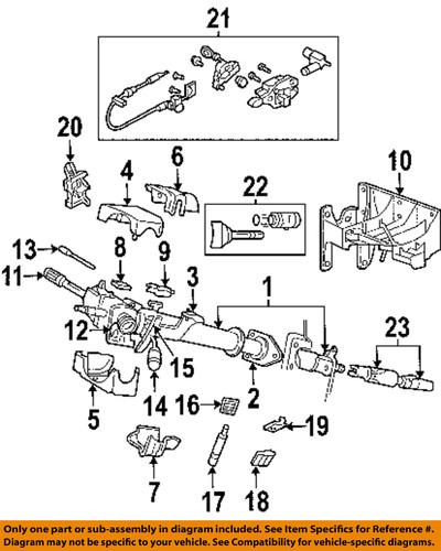 Dodge oem 4690734ag steering column-tilt lever