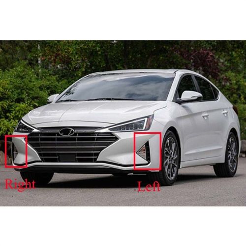 2 pcs for hyundai elantra 2019-2020 front bumper fog light driving lamps