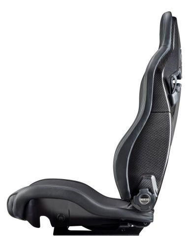 Sparco spx black leather, alcantara, carbonfiber right seat